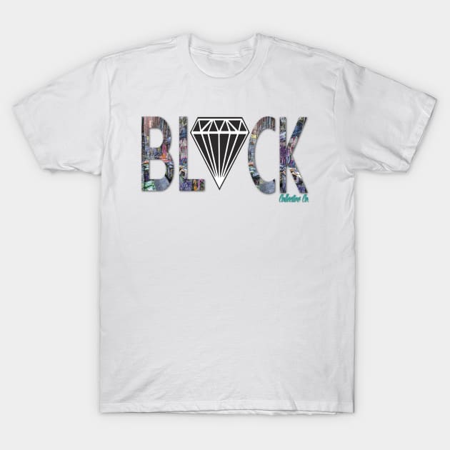 graffiti print black diamond T-Shirt by blackdiamond